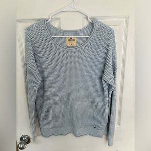 Light Blue Hollister Knit Sweater Size XS